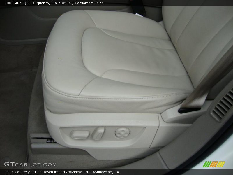 Calla White / Cardamom Beige 2009 Audi Q7 3.6 quattro