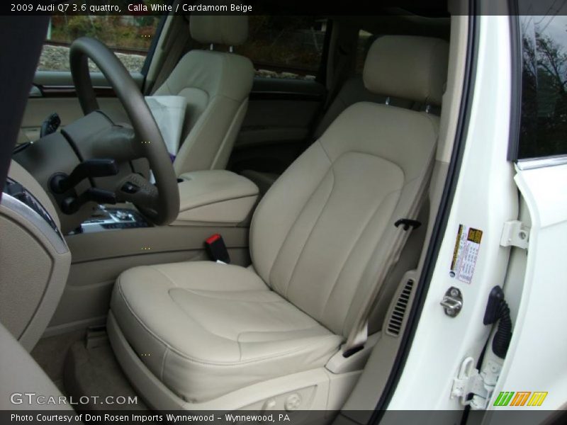 Calla White / Cardamom Beige 2009 Audi Q7 3.6 quattro
