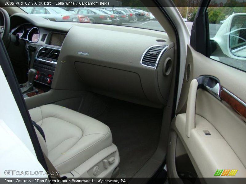 Calla White / Cardamom Beige 2009 Audi Q7 3.6 quattro