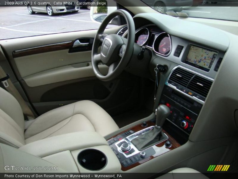 Calla White / Cardamom Beige 2009 Audi Q7 3.6 quattro