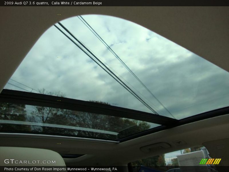 Sunroof of 2009 Q7 3.6 quattro