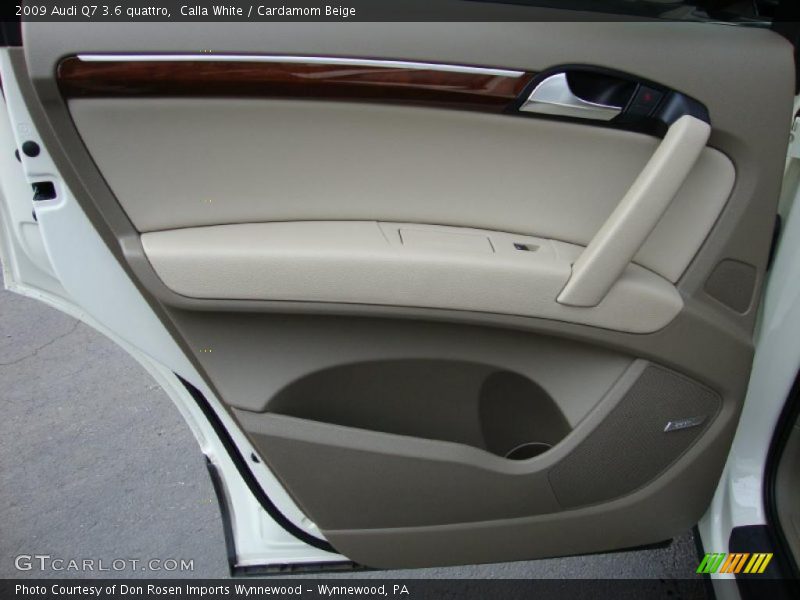 Calla White / Cardamom Beige 2009 Audi Q7 3.6 quattro