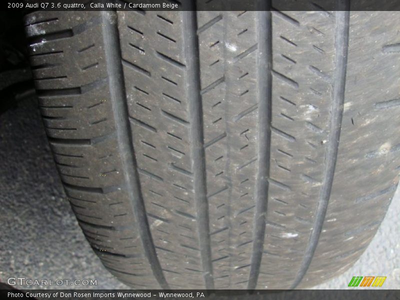 Calla White / Cardamom Beige 2009 Audi Q7 3.6 quattro