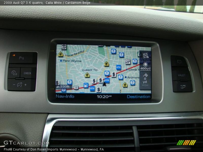 Navigation of 2009 Q7 3.6 quattro