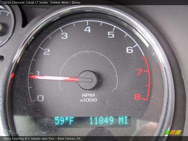 Summit White / Ebony 2010 Chevrolet Cobalt LT Sedan