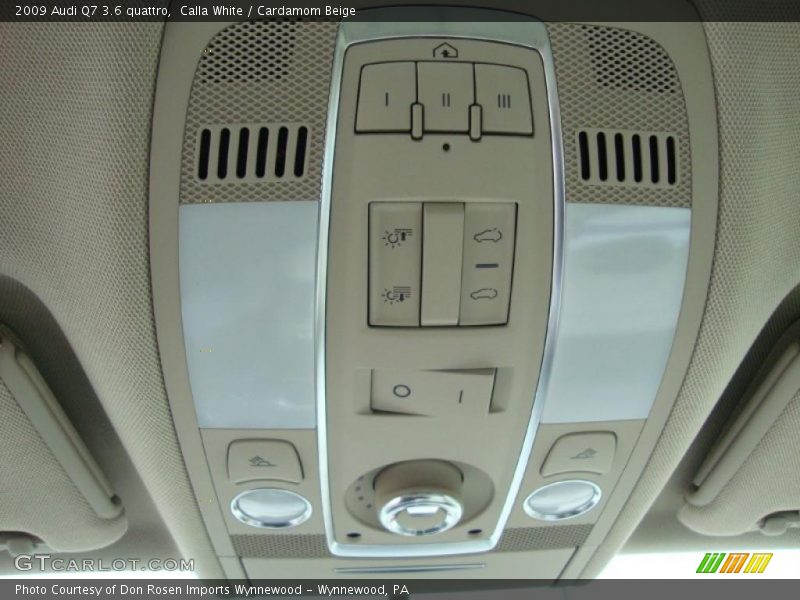 Controls of 2009 Q7 3.6 quattro