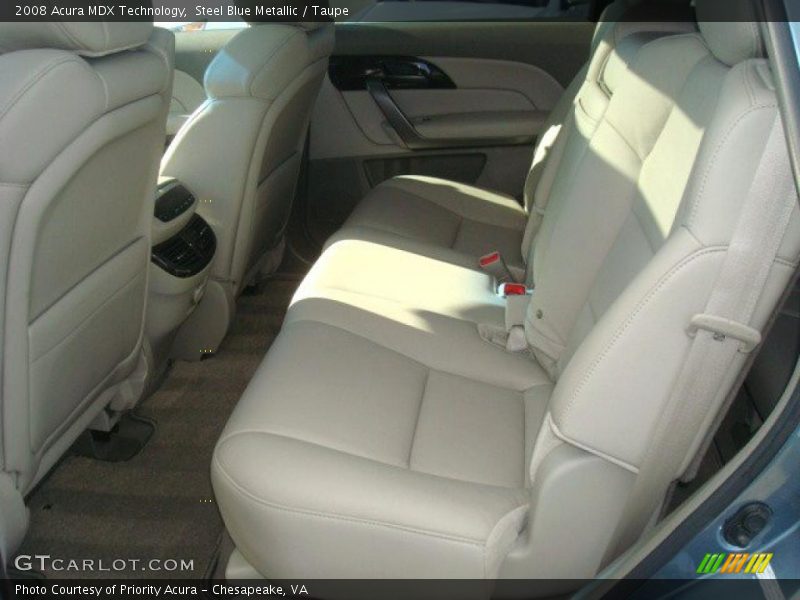 Steel Blue Metallic / Taupe 2008 Acura MDX Technology