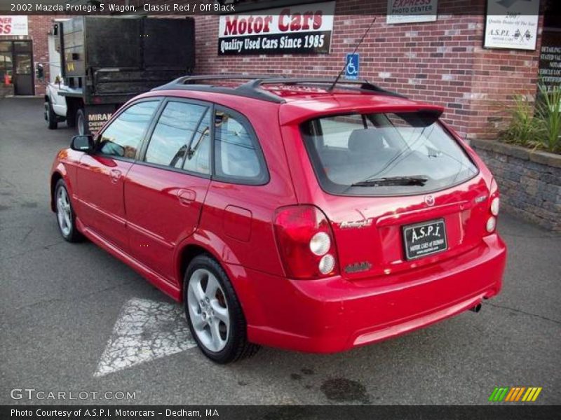 Classic Red / Off Black 2002 Mazda Protege 5 Wagon