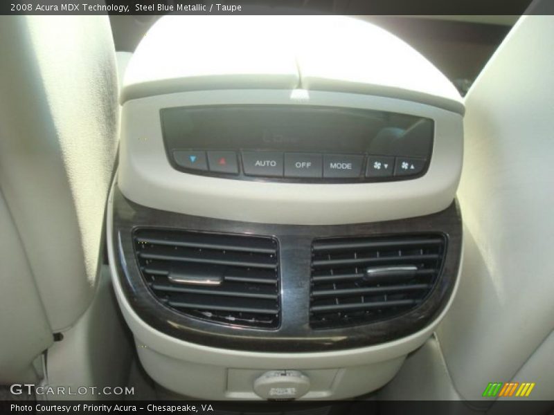 Steel Blue Metallic / Taupe 2008 Acura MDX Technology
