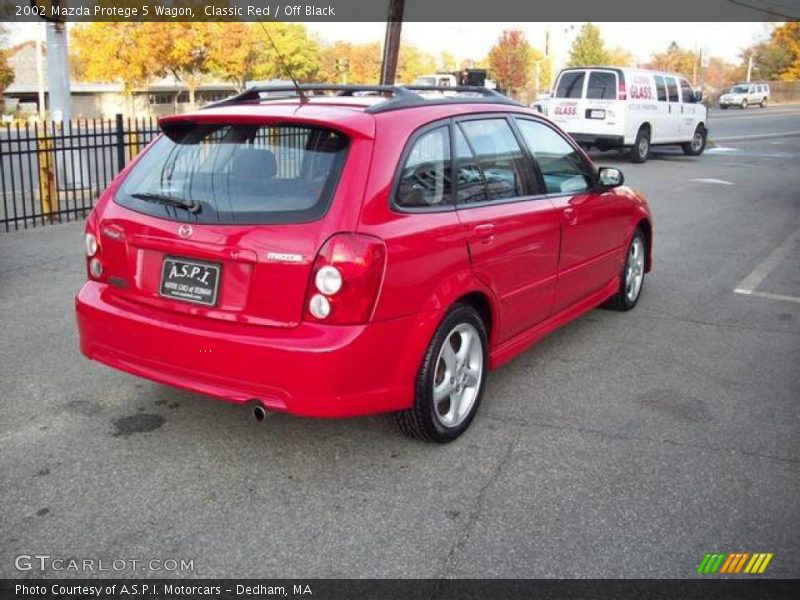 Classic Red / Off Black 2002 Mazda Protege 5 Wagon