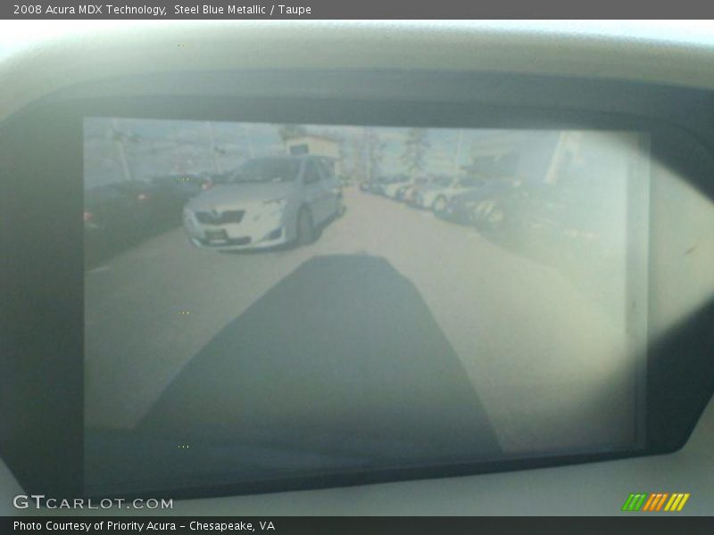 Steel Blue Metallic / Taupe 2008 Acura MDX Technology