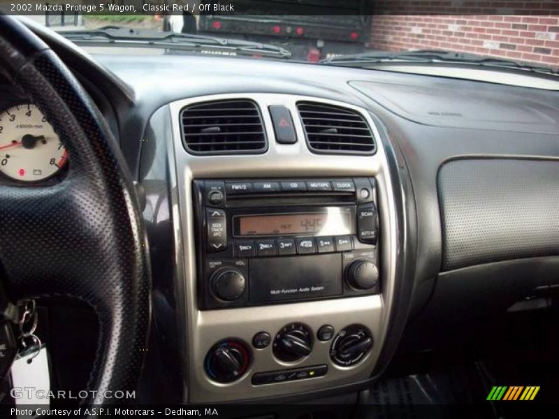 Controls of 2002 Protege 5 Wagon