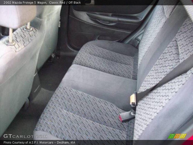  2002 Protege 5 Wagon Off Black Interior