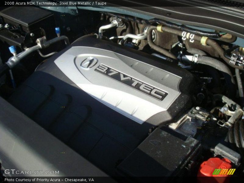 Steel Blue Metallic / Taupe 2008 Acura MDX Technology