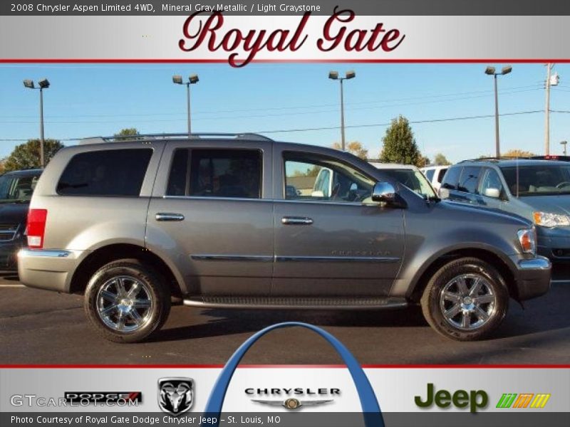 Mineral Gray Metallic / Light Graystone 2008 Chrysler Aspen Limited 4WD