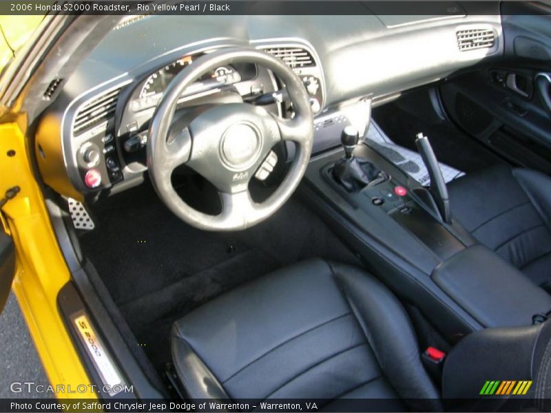 Rio Yellow Pearl / Black 2006 Honda S2000 Roadster