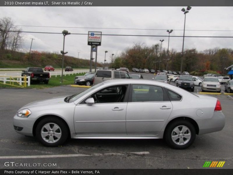 Silver Ice Metallic / Gray 2010 Chevrolet Impala LT