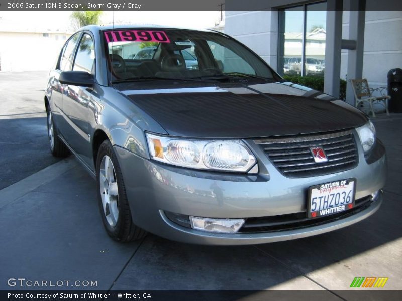 Storm Gray / Gray 2006 Saturn ION 3 Sedan