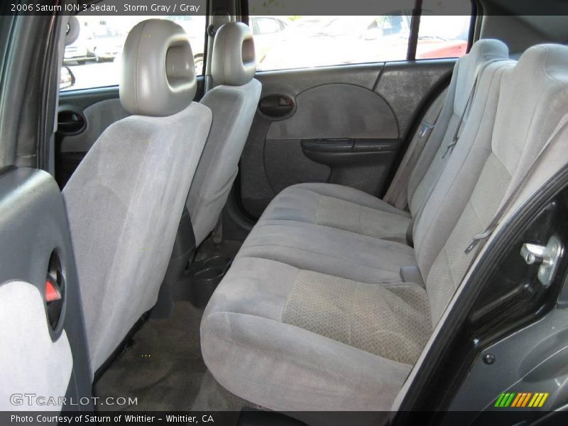 Storm Gray / Gray 2006 Saturn ION 3 Sedan