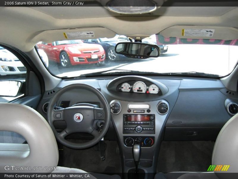 Storm Gray / Gray 2006 Saturn ION 3 Sedan