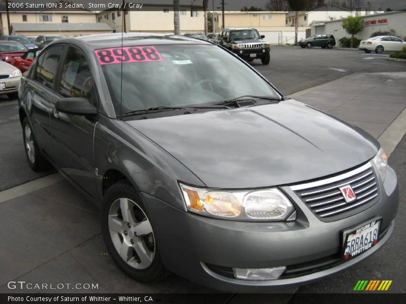 Storm Gray / Gray 2006 Saturn ION 3 Sedan