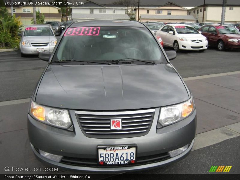 Storm Gray / Gray 2006 Saturn ION 3 Sedan