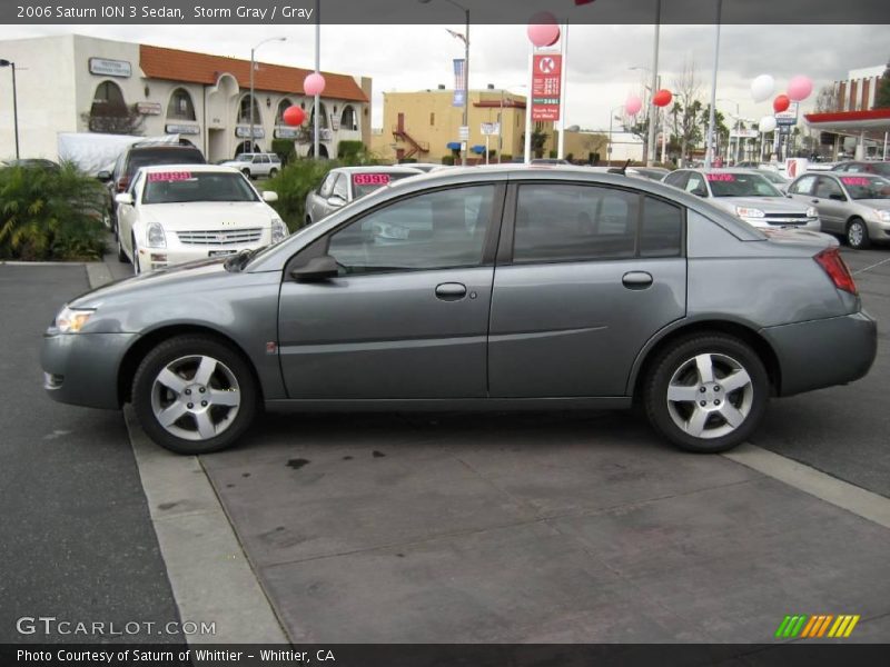 Storm Gray / Gray 2006 Saturn ION 3 Sedan