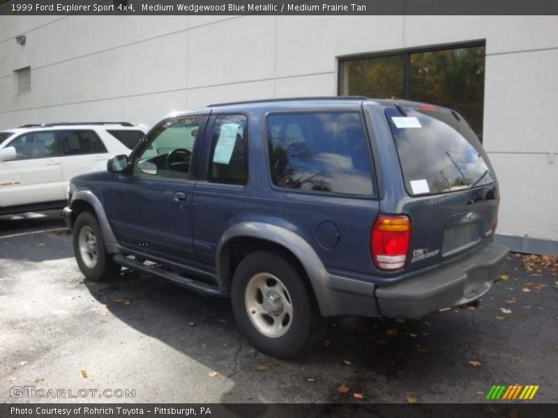 Medium Wedgewood Blue Metallic / Medium Prairie Tan 1999 Ford Explorer Sport 4x4