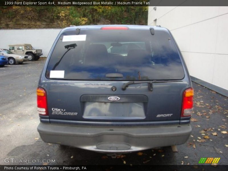 Medium Wedgewood Blue Metallic / Medium Prairie Tan 1999 Ford Explorer Sport 4x4