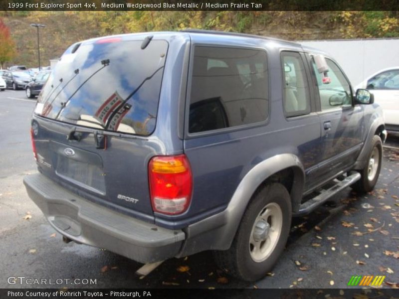 Medium Wedgewood Blue Metallic / Medium Prairie Tan 1999 Ford Explorer Sport 4x4