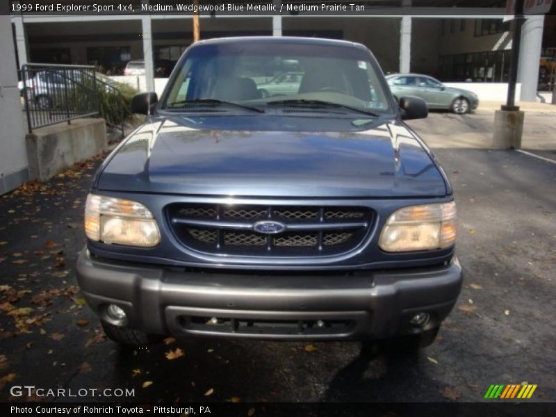 Medium Wedgewood Blue Metallic / Medium Prairie Tan 1999 Ford Explorer Sport 4x4