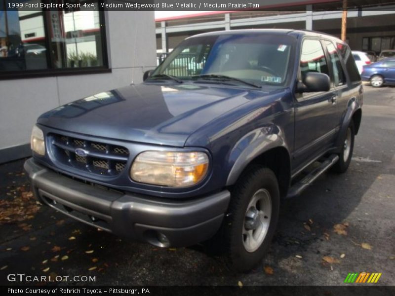 Medium Wedgewood Blue Metallic / Medium Prairie Tan 1999 Ford Explorer Sport 4x4