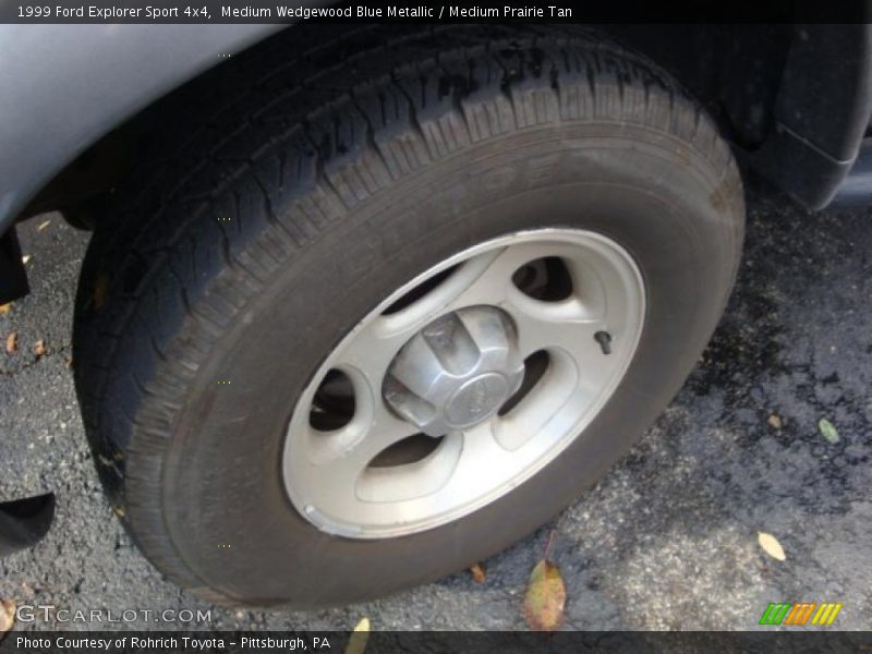 Medium Wedgewood Blue Metallic / Medium Prairie Tan 1999 Ford Explorer Sport 4x4