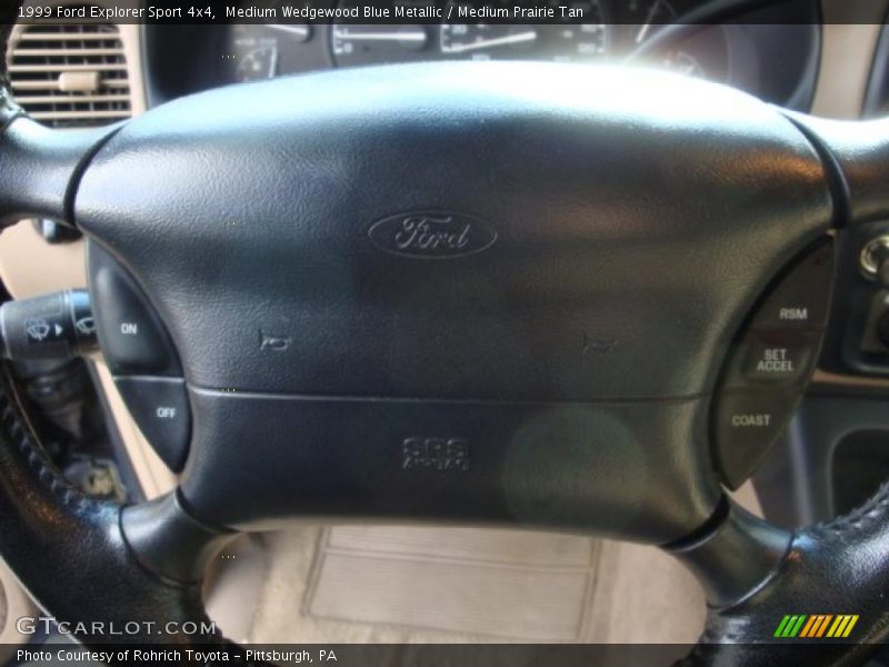 Medium Wedgewood Blue Metallic / Medium Prairie Tan 1999 Ford Explorer Sport 4x4