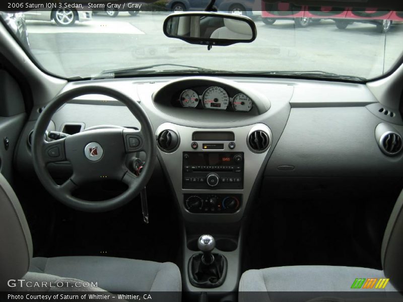 Storm Gray / Gray 2006 Saturn ION 3 Sedan