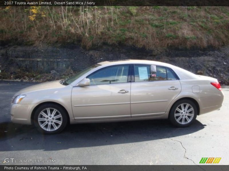 Desert Sand Mica / Ivory 2007 Toyota Avalon Limited