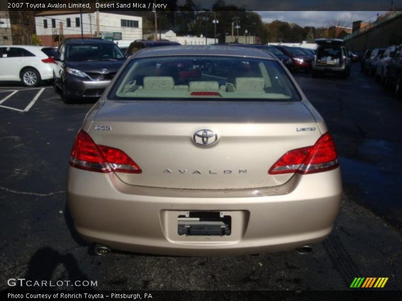 Desert Sand Mica / Ivory 2007 Toyota Avalon Limited