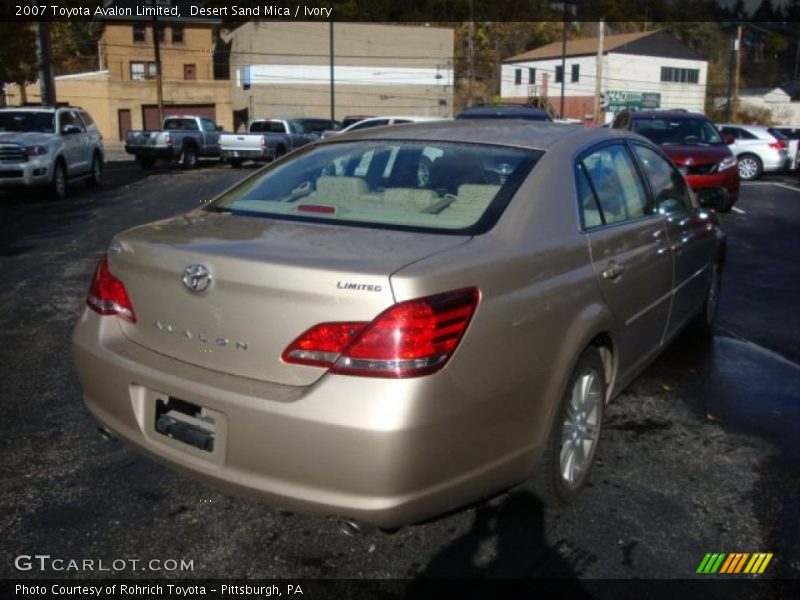 Desert Sand Mica / Ivory 2007 Toyota Avalon Limited