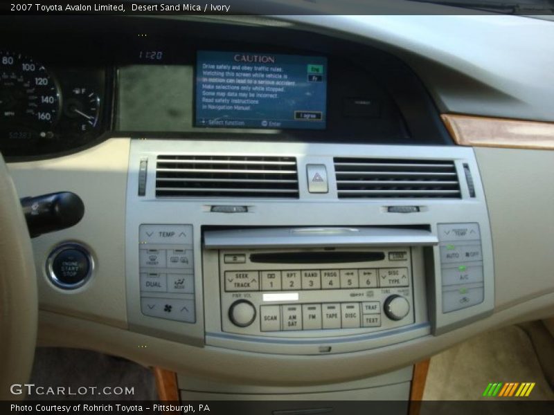Desert Sand Mica / Ivory 2007 Toyota Avalon Limited