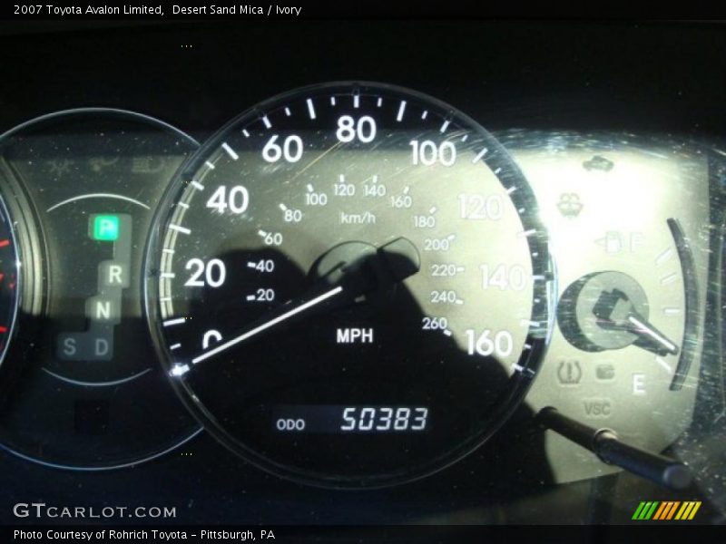 Desert Sand Mica / Ivory 2007 Toyota Avalon Limited