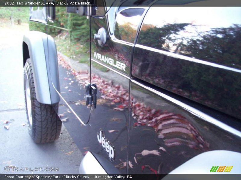 Black / Agate Black 2002 Jeep Wrangler SE 4x4