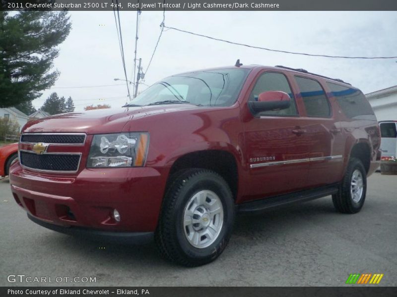 Red Jewel Tintcoat / Light Cashmere/Dark Cashmere 2011 Chevrolet Suburban 2500 LT 4x4