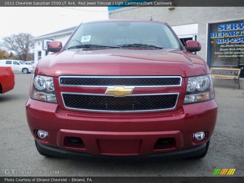 Red Jewel Tintcoat / Light Cashmere/Dark Cashmere 2011 Chevrolet Suburban 2500 LT 4x4