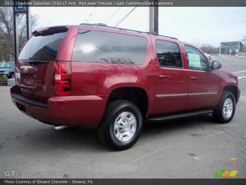 Red Jewel Tintcoat / Light Cashmere/Dark Cashmere 2011 Chevrolet Suburban 2500 LT 4x4