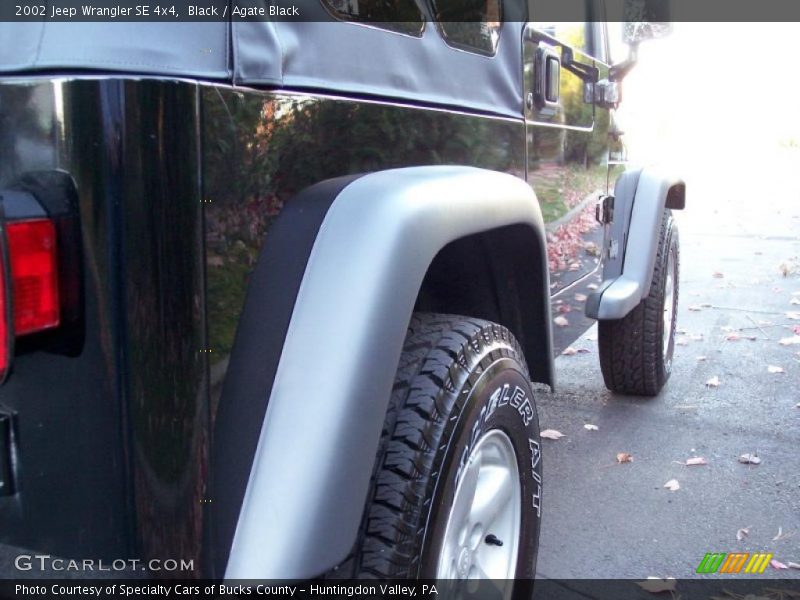 Black / Agate Black 2002 Jeep Wrangler SE 4x4