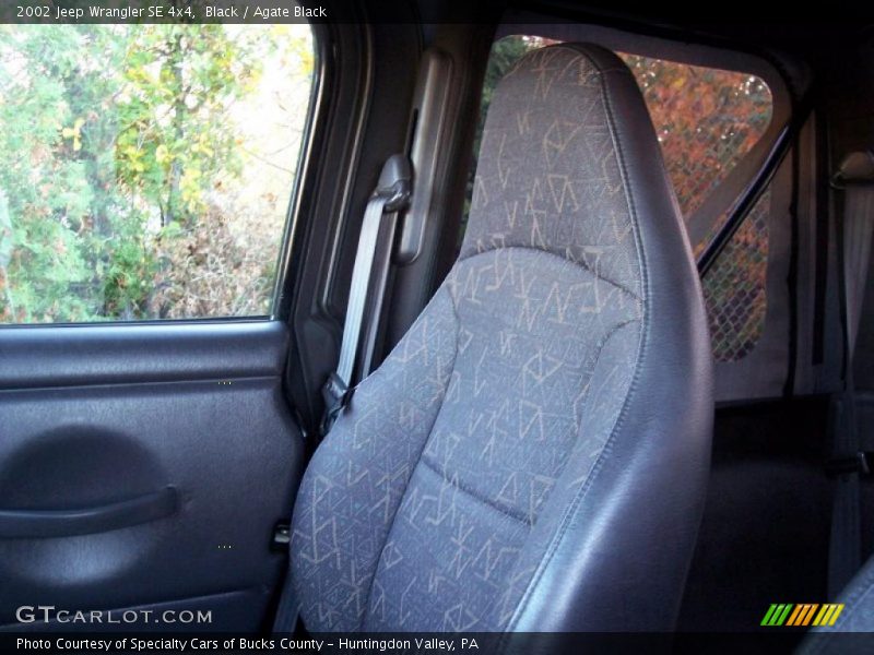 Black / Agate Black 2002 Jeep Wrangler SE 4x4