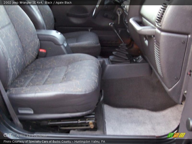 Black / Agate Black 2002 Jeep Wrangler SE 4x4