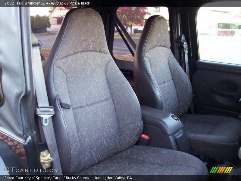  2002 Wrangler SE 4x4 Agate Black Interior