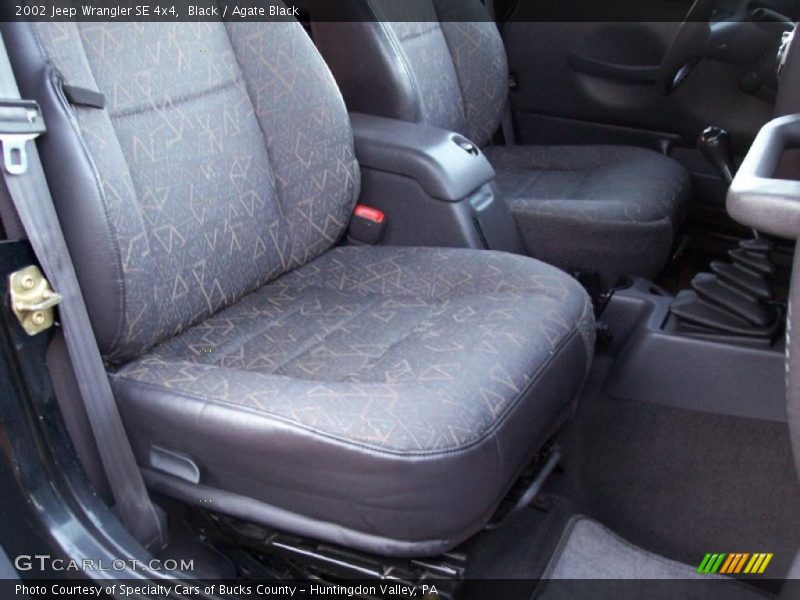 Black / Agate Black 2002 Jeep Wrangler SE 4x4