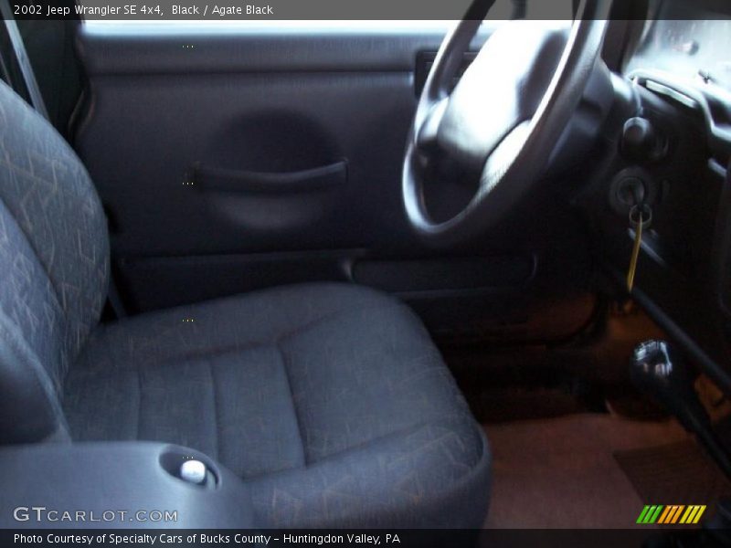 Black / Agate Black 2002 Jeep Wrangler SE 4x4